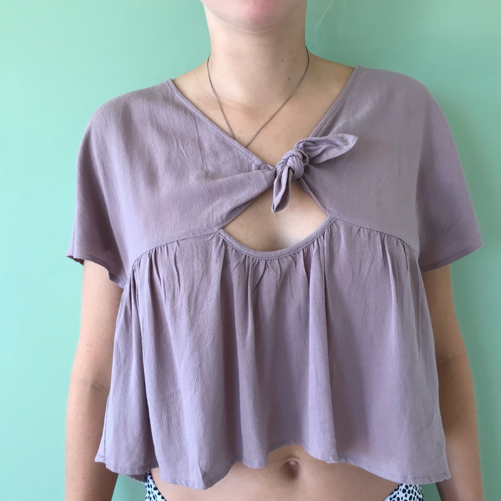 URBAN OUTFITTERS BABYDOLL SHIRT - Picture 1 of 4